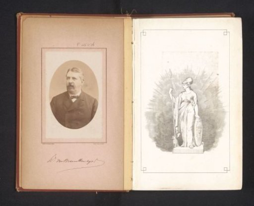 Portrait of Jakob Pieter van Braam Houckgeest, professor of medicine in Groningen and rector magnificus from 1885 to 1886