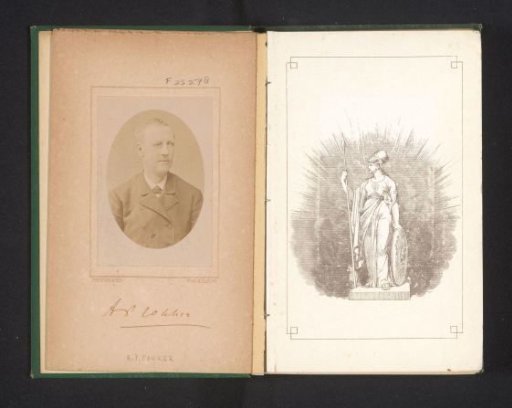 Portrait of Abraham Pieter Fokker, professor of medicine in Groningen and rector magnificus from 1888 to 1889