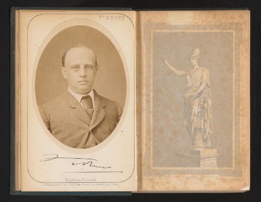 Portrait of J.T. Buys, professor of law and rector magnificus of the University of Leiden 1875-1876