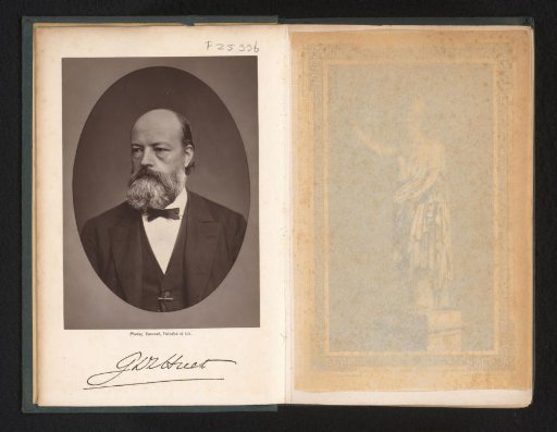 Portrait of G.D.L. Huet, professor of medicine and rector magnificus of Leiden University 1884-1885
