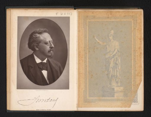 Portrait of J.P.N. Land, professor of letters and philosophy and rector magnificus of Leiden University 1885-1886