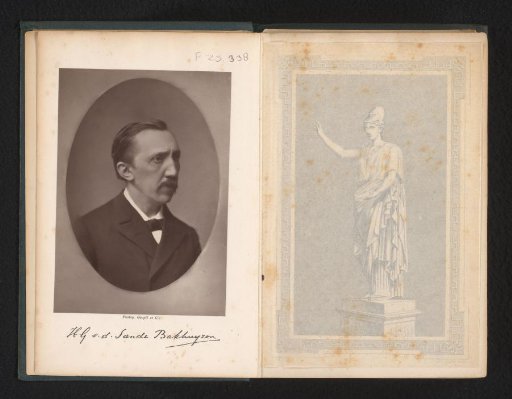 Portrait of H.G. van de Sande Bakhuyzen, professor of mathematics and physics and rector magnificus of Leiden University 1886-1887