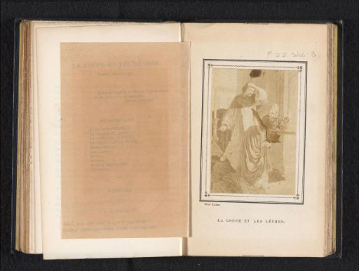 Photographic reproduction of the engraving La coupe et les lèvres