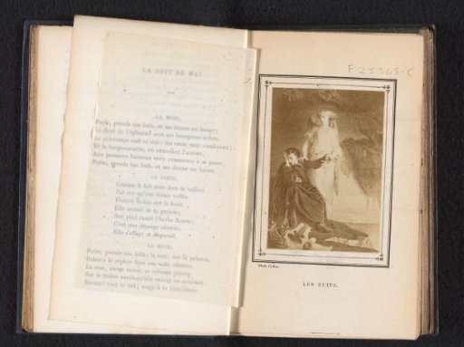 Photographic reproduction of the engraving Les nuits