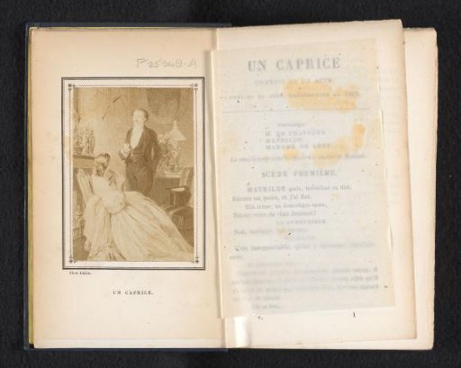 Photographic reproduction of the engraving Un caprice