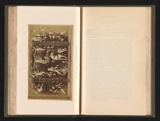 Photographic reproduction of an enamelled triptych