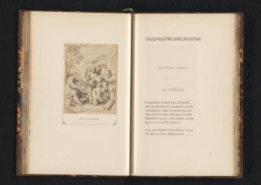 Photographic reproduction of the engraving 'Wood Shavings' by Hieronymus Wierix