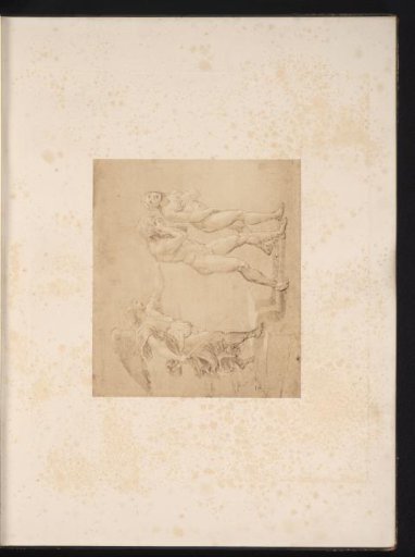 Photographic reproduction of a drawing by Raphael, The Expulsion of Adam and Eve from Paradise