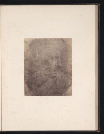 Photographic reproduction of a drawing by Raphael, Portrait of an Unknown Man
