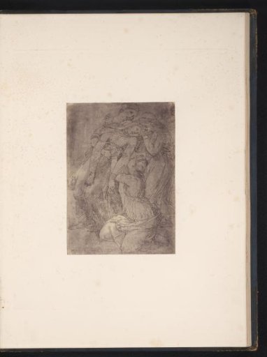 Photographic reproduction of a drawing by Raphael, The Descent from the Cross