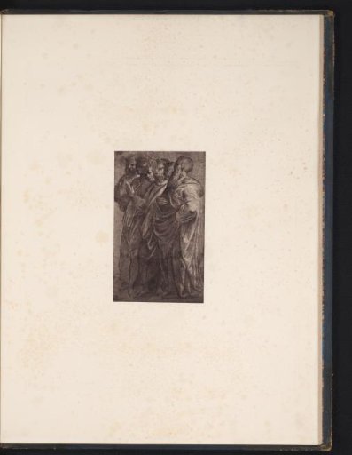 Photographic reproduction of a drawing by Raphael, The Six Sages