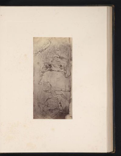 Photographic reproduction of a drawing by Raphael, The Baptism of Christ in the Jordan
