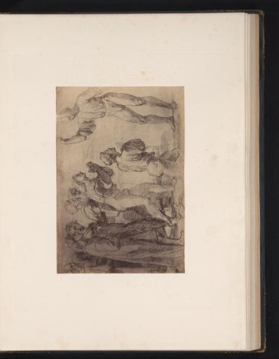 Photographic reproduction of a drawing by Raphael, Christ Giving the Keys to St. Peter