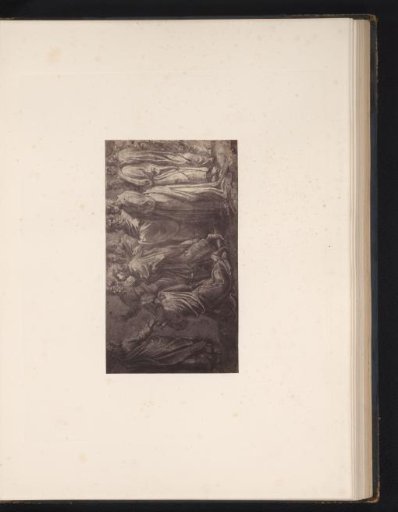 Photographic reproduction of a drawing by Raphael, Christ and His Disciples