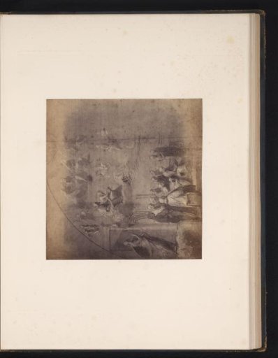 Photographic reproduction of a drawing by Raphael, Study for The Dispute on the Holy Sacrament