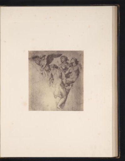 Photographic reproduction of a drawing by Raphael, Study for The Three Graces