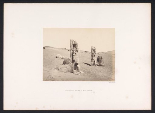 Colossus and sphinx at Wadi es-Sebua