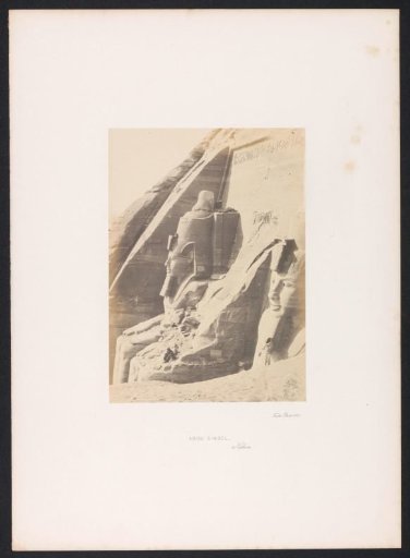 Sculptures at the temple of Abu Simbel