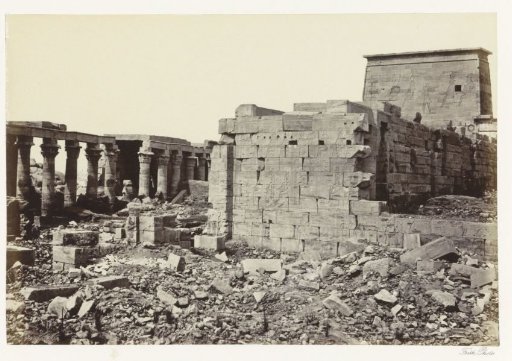 View of the island of Philae in the Nile