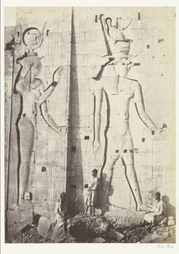 Reliefs on the island of Philae