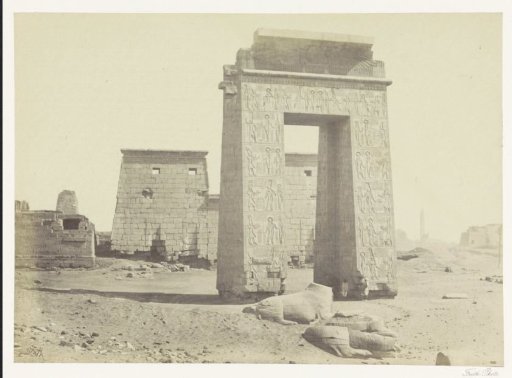 Gate to the temple complex of Karnak