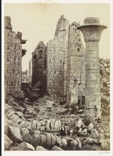 Hall of Shishak in the temple complex of Karnak