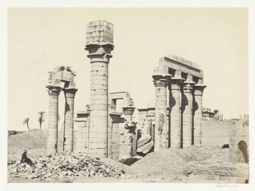 Remains of Cleopatra's temple in Armant