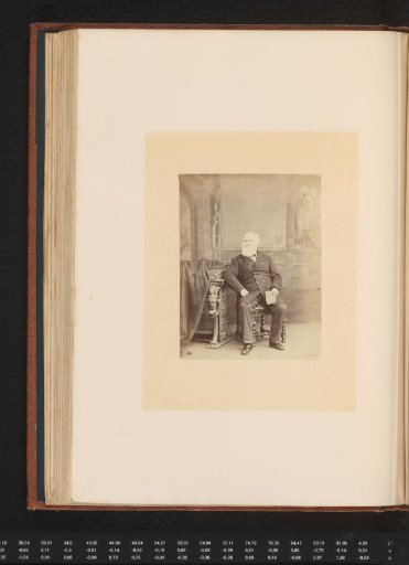 Portrait of the writer William Howitt