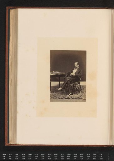 Portrait of the writer Charles Dickens