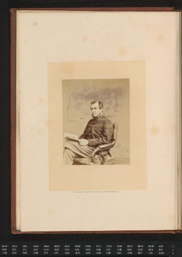 Portrait of the historian James Anthony Froude