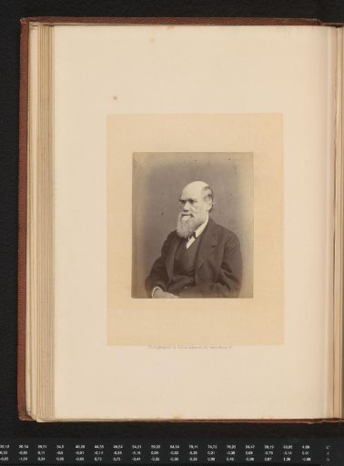 Portrait of the biologist and geologist Charles Robert Darwin