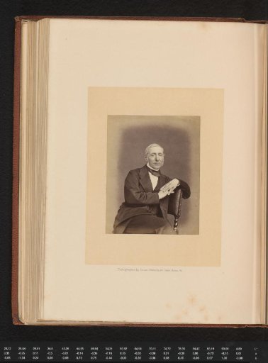 Portrait of the botanist Alphonse de Candolle