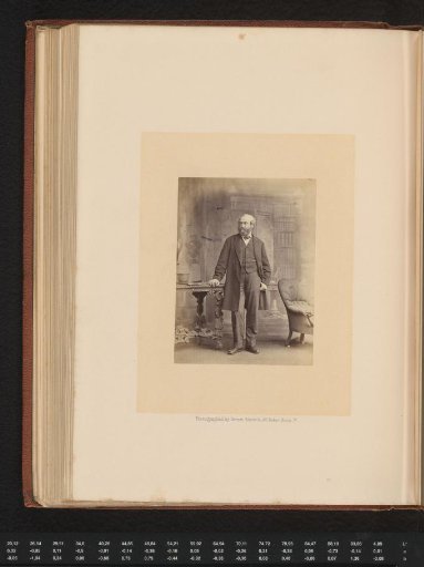 Portrait of the historical novelist William Harrison Ainsworth