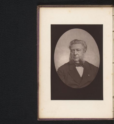 Portrait of minister-poet J.J.L. ten Kate
