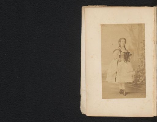Portrait of an unknown French dancer