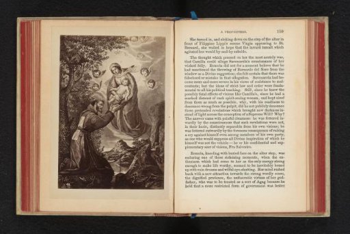Photographic reproduction of a print of the Adoration of the Virgin Mary with the Christ Child
