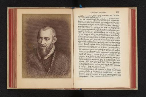 Photographic reproduction of a print of a portrait of an unknown man
