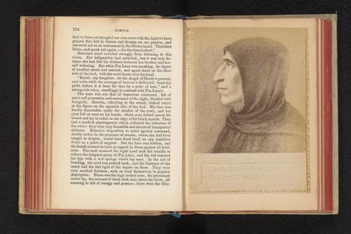 Photographic reproduction of a drawing after a fresco with a portrait of Girolamo Savonarola by Fra Bartolommeo