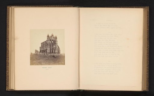 View of the ruin of Whitby Abbey