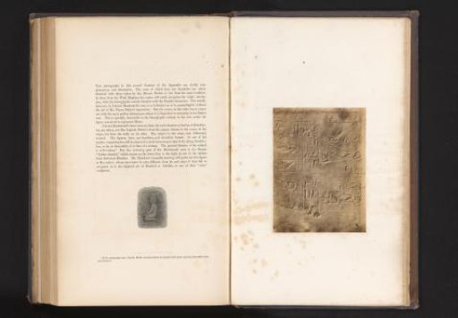 Plaster cast of a tablet with hieroglyphs from Wadi Maghareh or Sarabit al-Khadim