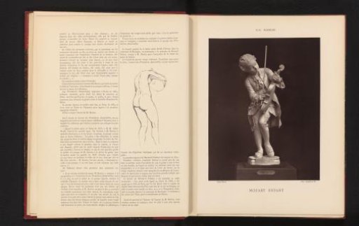 Sculpture 'Mozart enfant' by Louis-Ernest Barrias