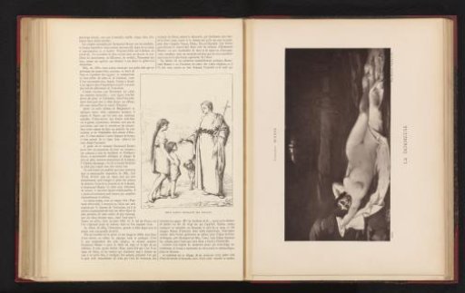 Photographic reproduction of the painting 'La Dormeuse' by Emmanuel Benner