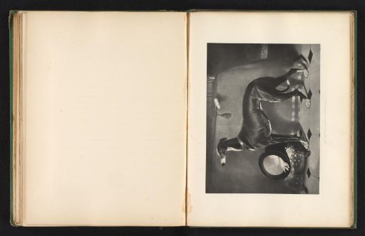 Reproduction of a print after a painting of a greyhound by Edwin Landseer