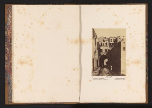 Photographic reproduction of the painting 'Jerusalem, Via Dolorosa' by Conway Shipley