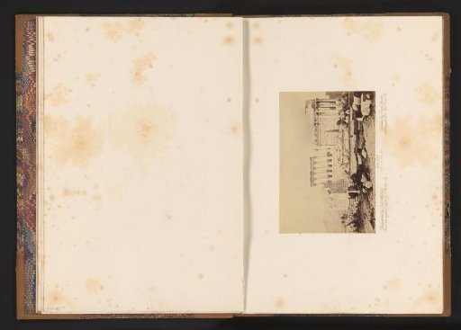 Photographic reproduction of the painting 'Baalbek, temple of the sun' by Conway Shipley