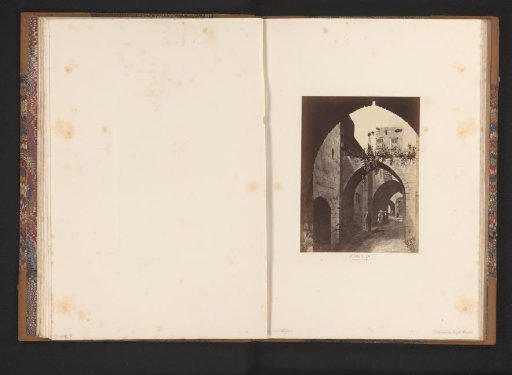 Photoreproduction of the painting 'Jerusalem, street view' by Conway Shipley