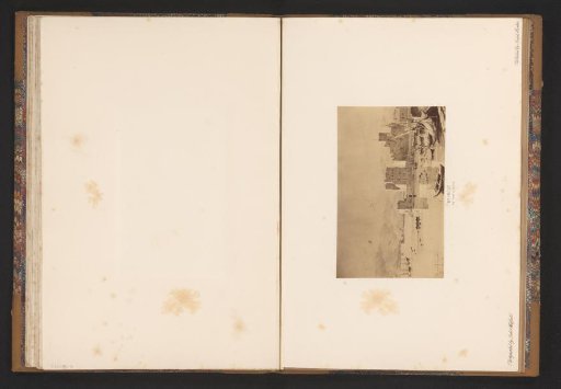 Photographic reproduction of the painting 'Beirut, the fort & castle' by Conway Shipley
