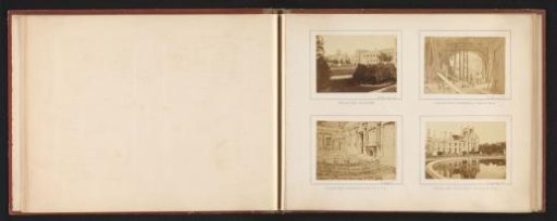 View inside the destroyed Tuileries Palace in Paris after the Semaine Sanglante
