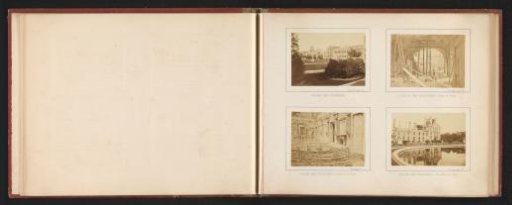 View of the destroyed Tuileries Palace in Paris after the Semaine Sanglante