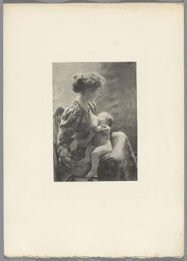 Portrait of an Unknown Woman with Child at the Breast